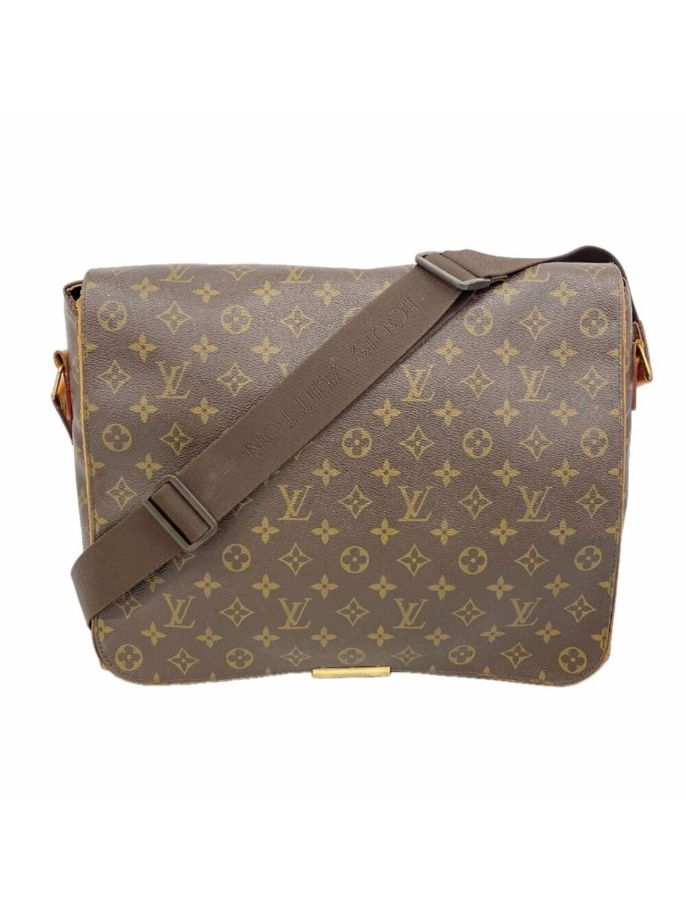 Louis Vuitton Shoulder Bag Monogram Abbesses Brown